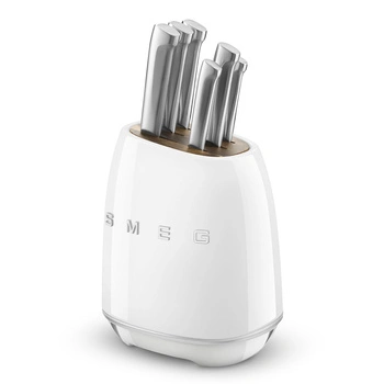 Blok z zestawem 6 noży KBSF02WH - Smeg