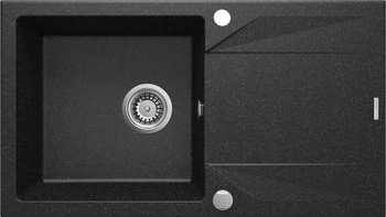 Zlewozmywak granitowy 1-komorowy z ociekaczem ZQJ_2113 - Deante