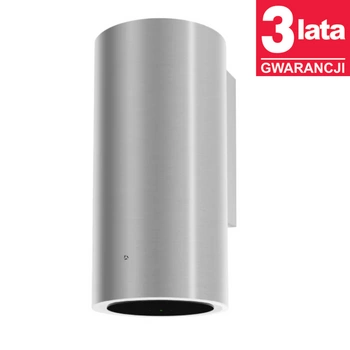 Okap kuchenny przyścienny CIARKO Design Tubus - wyciąg inox CDP3801I