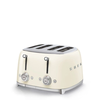 Toster, cztery kromki, kremowy TSF03CREU - Smeg