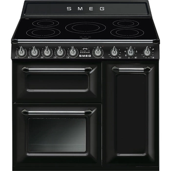 Kuchnia wolnost., 90cm, Victoria, czarny TR93IBL2 - Smeg