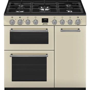 Kuchnia wolnostojąca gazowa kremowa SMEG Classica CX93GMCR