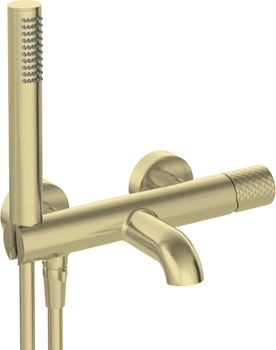 Bateria wannowa z zestawem prysznicowym BHS_R11M - Deante