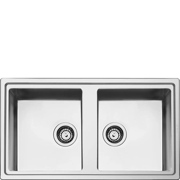Zlewozmywak ze stali nierdzewnej LDR862-2 - Smeg