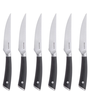 Bugatti AUBERGE zestaw 6 noży do steków z ząbkowanym ostrzem w drewnianym opakowaniu ZC-060L52/6