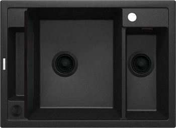 Zlewozmywak granitowy magnetyczny 1.5-komorowy ZRM_G503 - Deante
