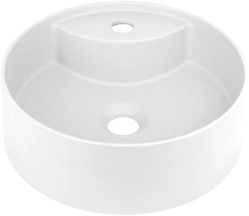 Umywalka granitowa nablatowa z miejscem na baterię CQS_AU4B - Deante