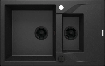 Zlewozmywak granitowy 1.5-komorowy z ociekaczem ZQN_G513 - Deante
