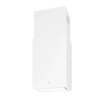 Okap kuchenny wyspowy CIARKO Design CUBE W biały - CDW4001B
