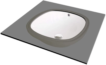 Umywalka ceramiczna podblatowa CGA_6U4U - Deante
