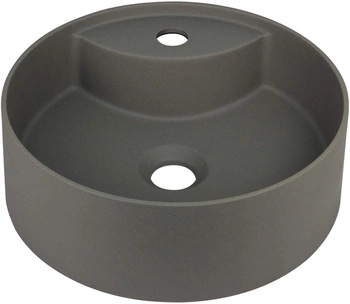 Umywalka granitowa nablatowa z miejscem na baterię CQS_TU4B - Deante