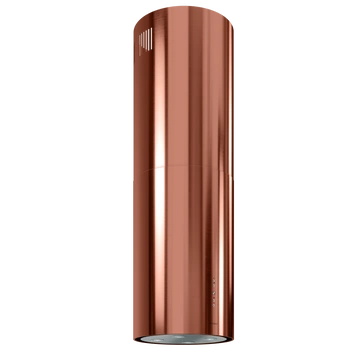 Okap kuchenny wyspowy GLOBALO CYLINDRO ISOLA 39.7 COPPER