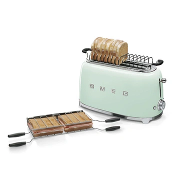 Toster, cztery kromki, pastelowa zieleń TSF02PGEU - Smeg