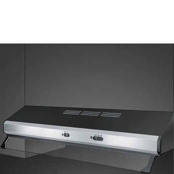 Okap kuchenny, 80 cm, czarny KSEC81XE3 - SMEG