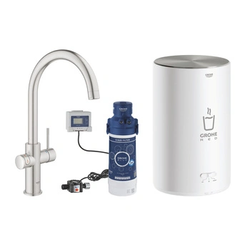 GROHE BATERIA RED DUO STAL NIERDZEWNA, BOJLER W ROZMIWRZE M. 30083DC1