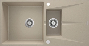 Zlewozmywak granitowy 1.5-komorowy z ociekaczem ZRC_7513 - Deante