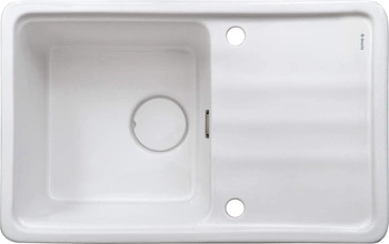 Zlewozmywak ceramiczny 1-komorowy z ociekaczem ZCM_6113 - Deante