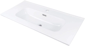 Umywalka ceramiczna wpuszczana z miejscem na baterię - 80 cm CTU_6U8M - Deante