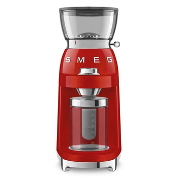 Młynek do kawy czerwony SMEG CGF03RDEU