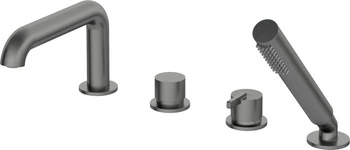 Bateria wannowa 4-otworowa z zestawem prysznicowym BQS_D14M - Deante