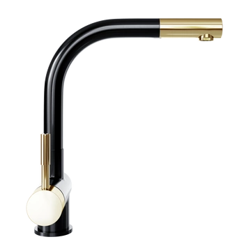 Bateria kuchenna GLOBALO LOBIO BLACK/LIGHT GOLD RING 1.1