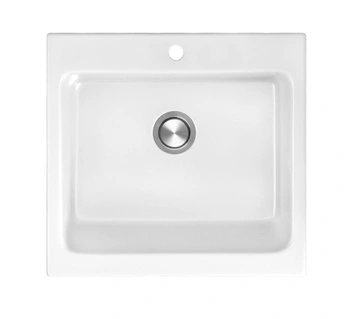 Zlew kuchenny BERG CERAMICZNY NOVA BRN22C104 1 KOM 660X620 CZYSTA BIEL CERAMIKA