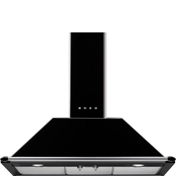 Okap kuchenny, Victoria, 90 cm, czarny KT90BLE - Smeg