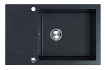 Zlew kuchenny BERG  HOBART BRQ1411AXL 1,0 MOC 780X500 ONYX