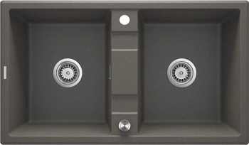 Zlewozmywak granitowy 2-komorowy ZQE_T203 - Deante
