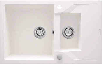 Zlewozmywak granitowy 1.5-komorowy z ociekaczem ZQN_A513 - Deante