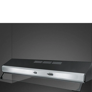 Okap kuchenny, 90 cm, czarny KSEC91XE3 - SMEG