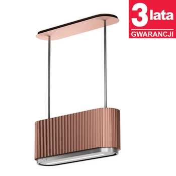 Okap kuchenny wyspowy CIARKO Design Mono W Rose Gold - CDW9001C