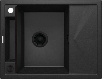 Zlewozmywak granitowy magnetyczny 1-komorowy z ociekaczem ZRM_G11A - Deante