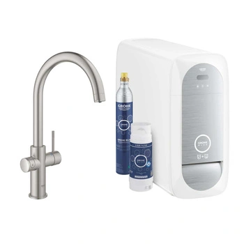 GROHE BLUE HOME ZESTAW START. Z BATERIĄ FILTRUJĄCĄ WODĘ I JEDNOSTK. CHŁODZĄCĄ, WYL TYPU C.. 31455DC1
