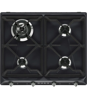Płyta gazowa 60cm SMEG Victoria czarny SR964NGH