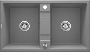 Zlewozmywak granitowy 2-komorowy ZQE_S203 - Deante