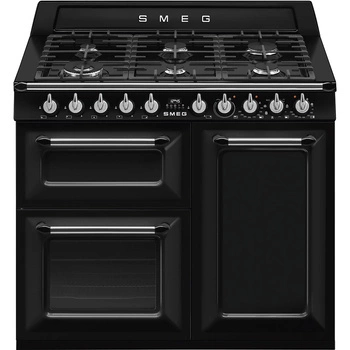 Kuchnia wolnost, 100cm, Victoria, czarny TR103BL - Smeg