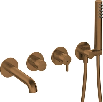 Bateria wannowa 4-otworowa podtynkowa BQS_C18P - Deante