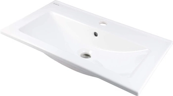 Umywalka ceramiczna wpuszczana z miejscem na baterię CTU_636M - Deante