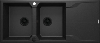 Zlewozmywak granitowy 2-komorowy z ociekaczem ZQN_G213 - Deante