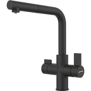 Bateria kuchenna filtrująca czarna SMEG MAFD1MN