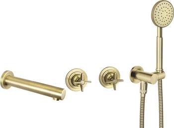 Bateria wannowa podtynkowa z zestawem prysznicowym BQT_M18P - Deante